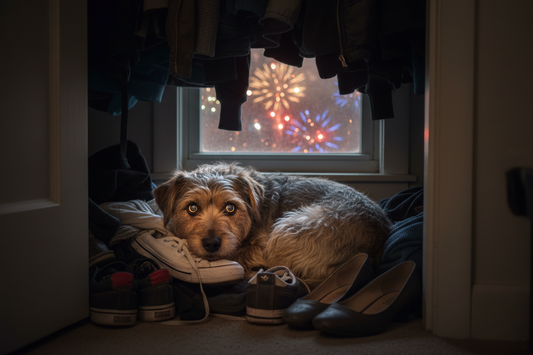 CBD for Dogs During Fireworks and Thunderstorms